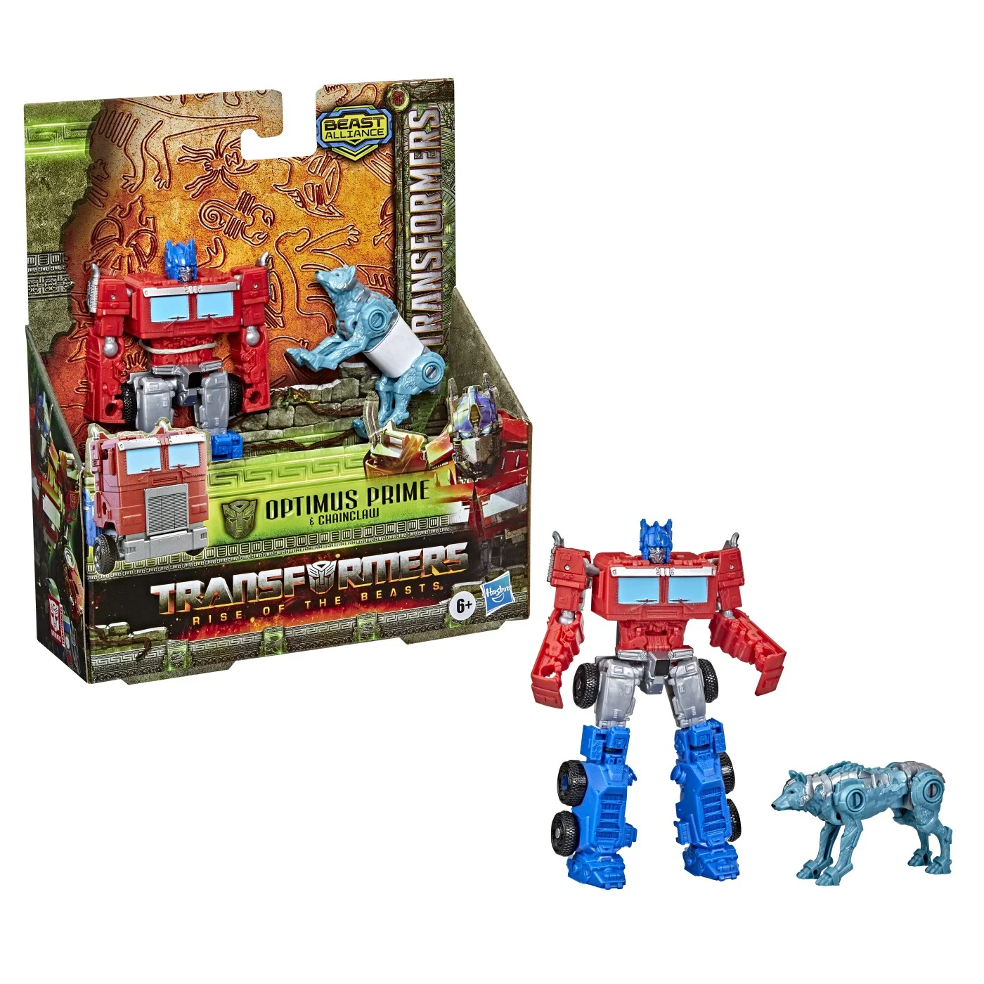 Noutăți Librăria Compas - Transformers 7 Beast Alliance set 2 figurine Optimus Prime si Chainclaw