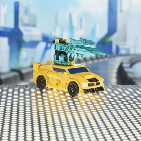 TRANSFORMERS CYBERWORLD ROBOT BUMBLEBEE BLINDAT TRANSFORMABIL [8]