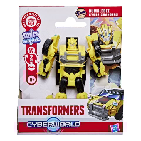 Roboți - TRANSFORMERS CYBERWORLD ROBOT BUMBLEBEE CONVERTIBIL 10CM