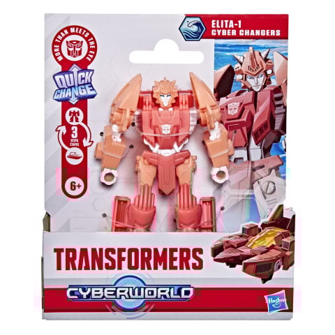Roboți - TRANSFORMERS CYBERWORLD ROBOT ELITA 1 CONVERTIBIL 10CM