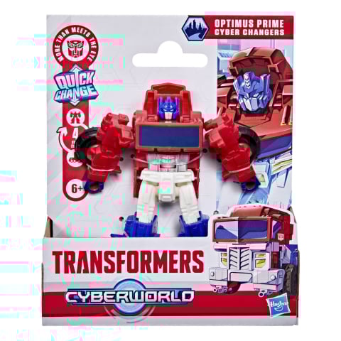 Roboți - TRANSFORMERS CYBERWORLD ROBOT OPTIMUS PRIME CONVERTIBIL 10CM