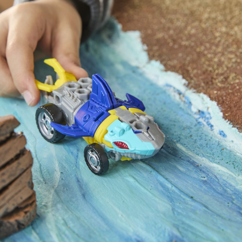 TRANSFORMERS CYBERWORLD ROBOT SKYBYTE CONVERTIBIL 10CM [7]