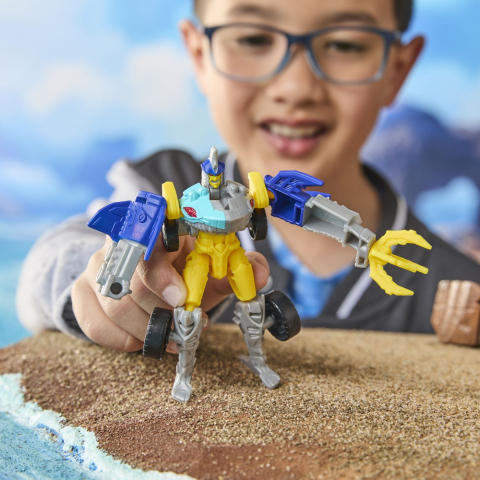 TRANSFORMERS CYBERWORLD ROBOT SKYBYTE CONVERTIBIL 10CM [3]