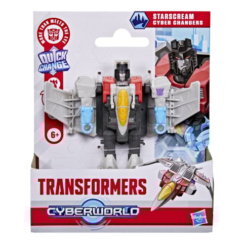 Roboți - TRANSFORMERS CYBERWORLD ROBOT STARSCREAM CONVERTIBIL 10CM