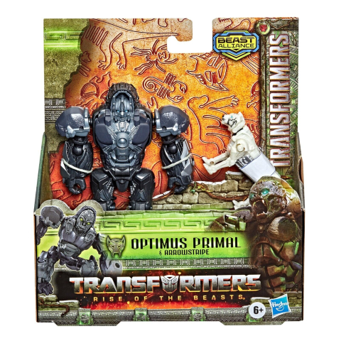 Transformers set 2 figurine Optimus Primal&Arrowstripe [0]