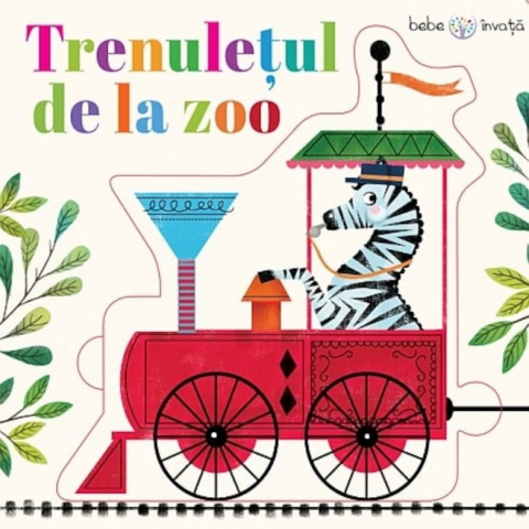 Materiale educaționale - Trenuletul de la zoo. Bebe invata. Puzzle