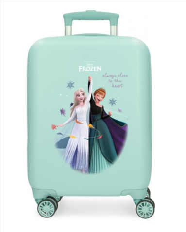 Ghiozdane și rucsacuri - Troler copii Disney Frozen Always close to the heart turcoaz 33 x 50 x 20 cm