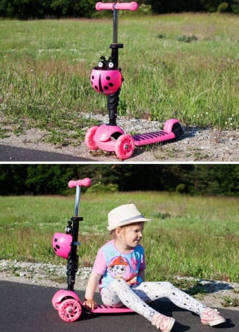 Outdoor - TROTINETA MALPLAY BUBURUZA TIP SCOOTER ROZ