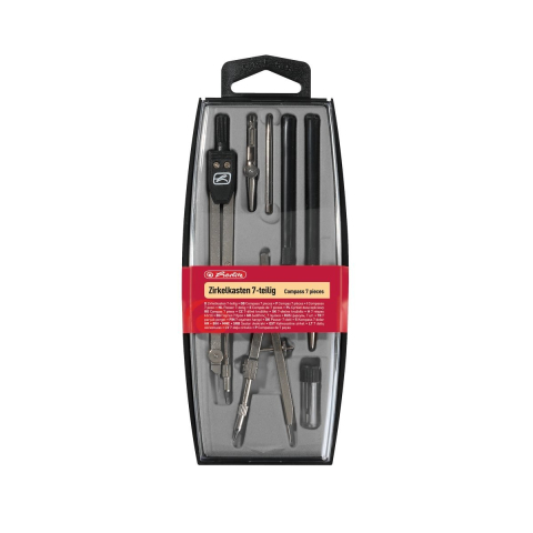 Trusa Compas cu 7 Piese Herlitz [1]