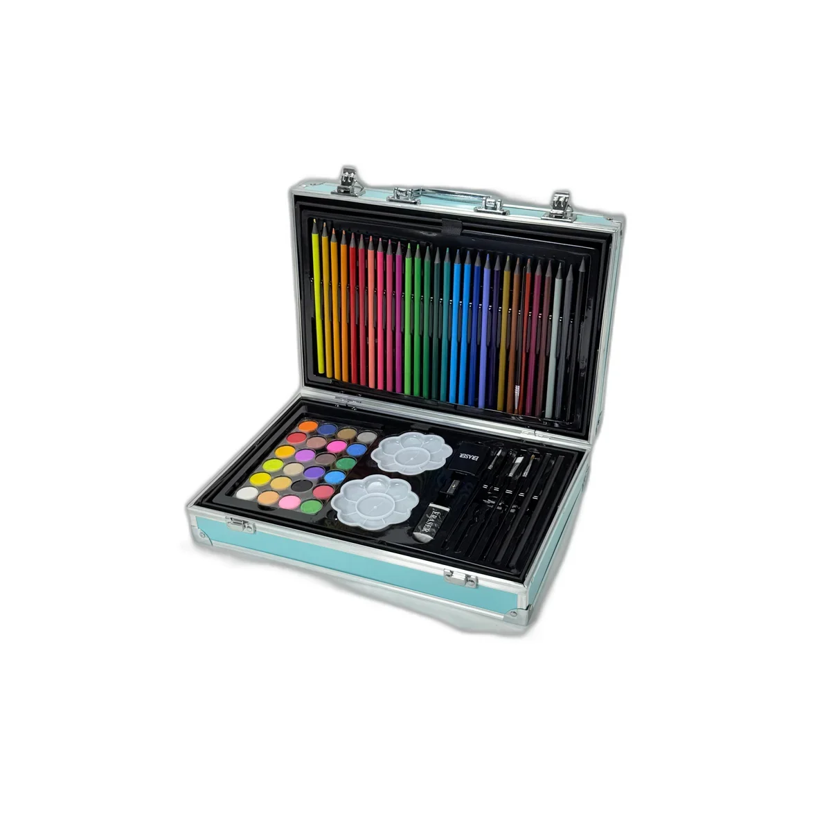 Accesorii craft - Set artistic pictura si desen in valiza Bleu