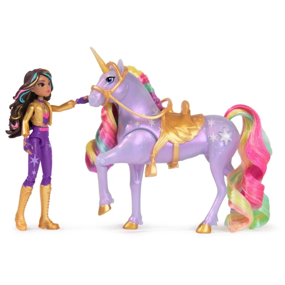 Papusa Sophia si unicornul Wildstar cu lumini Unicorn Academy [2]