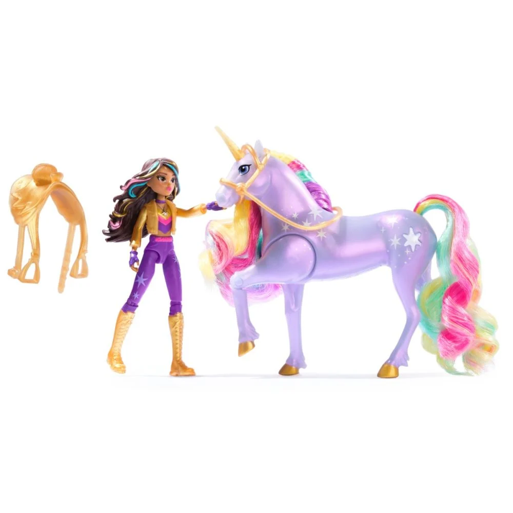 Papusa Sophia si unicornul Wildstar cu lumini Unicorn Academy [3]