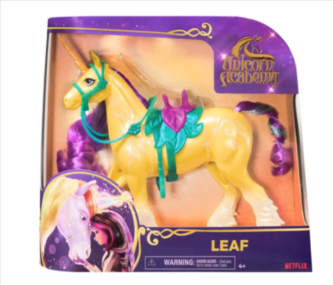Noutăți Librăria Compas - Set de joaca Unicorn Academy Unicornul Leaf 28 cm