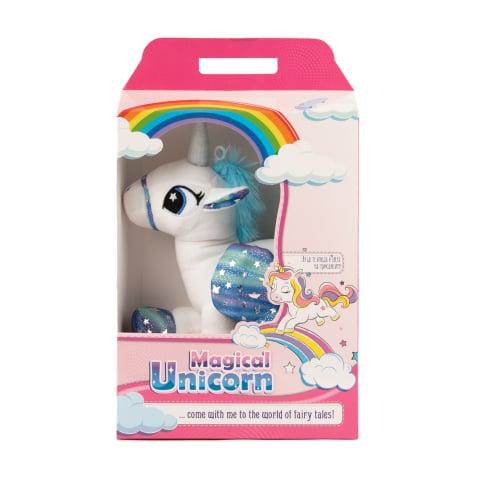 Unicorn alb cu aripi 28 cm [1]