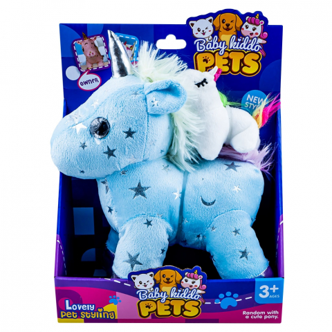 Jucării de pluș - Unicorn din plus mama si puiul