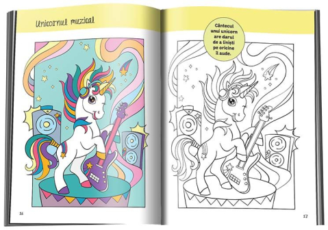 Unicorni magici. Carte de colorat [1]