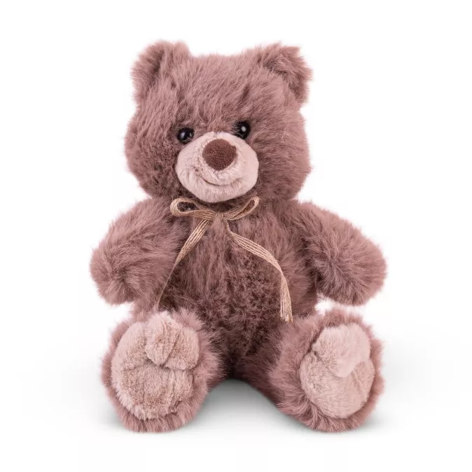 Jucării de pluș - Urs plus cu panglica maro 20 cm