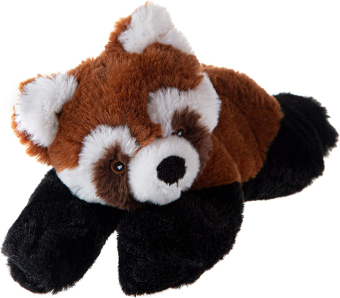 Jucarie de plus Urs Panda Rosu Ecokins 20 cm [1]