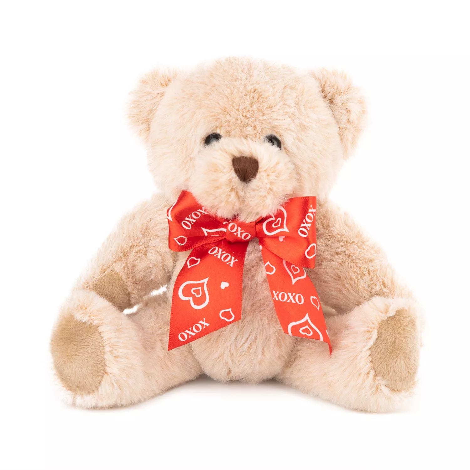 Jucării de pluș - Urs plus cu picioare si brate mobile bej deschis 20cm