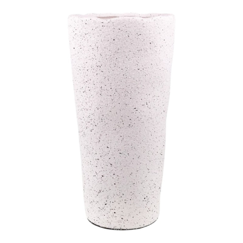 Casă și decorațiuni - Vaza ceramica cu aspect de nisip 15x29 cm