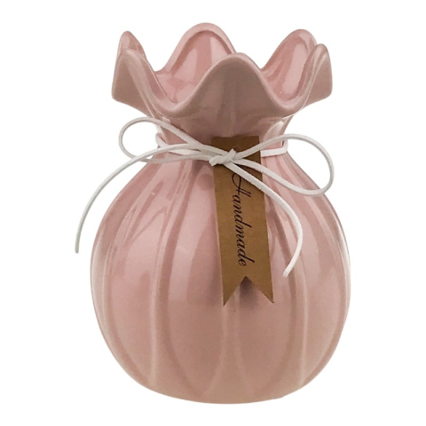 Vaza ceramica cu gura ondulata 14x20 cm diverse culori [1]