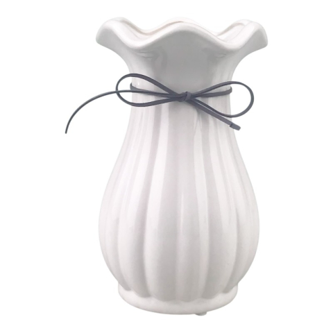 Vaza ceramica cu dungi 20 cm diverse culori [1]