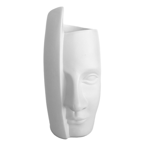 Vaza ceramica chip uman 8x18 cm [4]