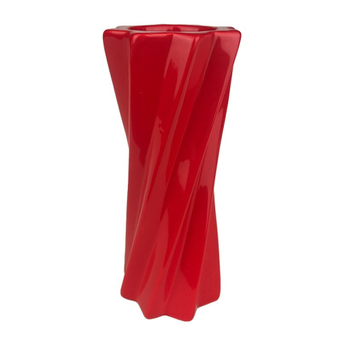 Vaze decorative - Vaza din ceramica cu spirale 7x16 cm diverse culori