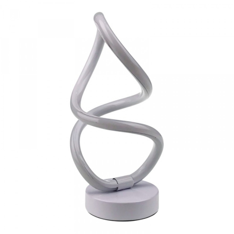 Electronice și accesorii IT - Veioza plastic cu led model spirala 13x27 cm