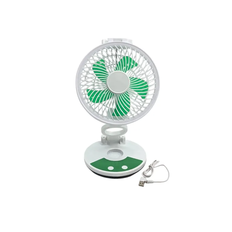 Accesorii personale și beauty - Ventilator portabil cu grilaj de protectie alb
