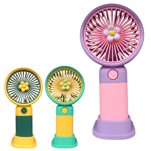 Articole pentru copii - Ventilator mini portabil din plastic diverse culori