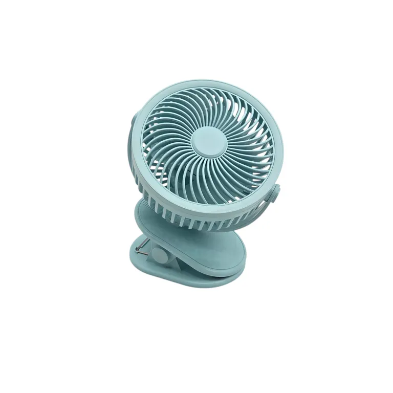 Accesorii personale și beauty - Ventilator portabil din plastic cu clips 3 trepte viteza albastru