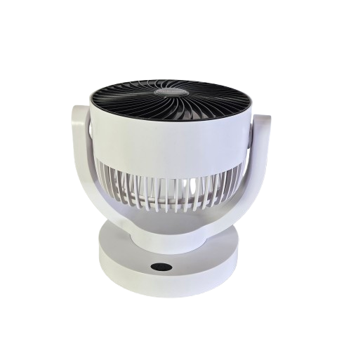 Ventilator portabil reincarcabil cu suport reglabil alb [1]