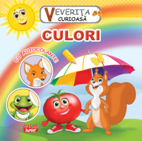Cărți ilustrate și interactive - Veverita curioasa - Culori