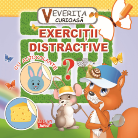 Cărți ilustrate și interactive - Veverita curioasa - Exercitii distractive