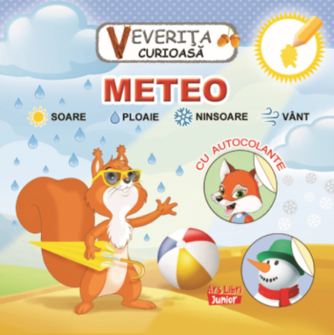 Cărți ilustrate și interactive - Veverita curioasa - Meteo