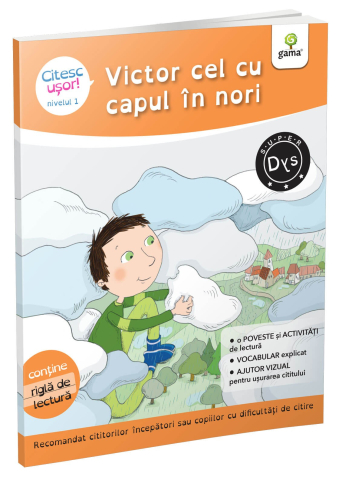 Cărți - Victor cel cu capul in nori. Citesc usor!