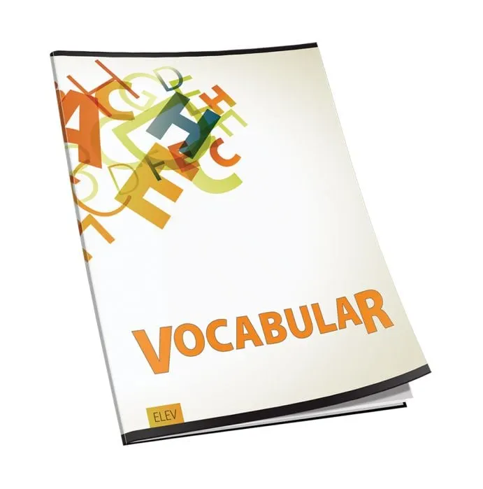 Rechizite școlare - Vocabular 12x17cm 24 file 60g/mp