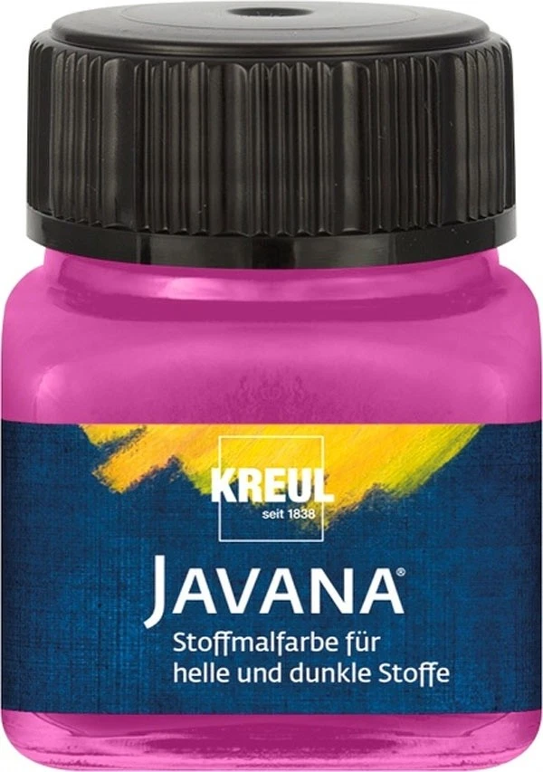 Culori acrilice - Vopsea pentru textile Magenta 20ml Kreul
