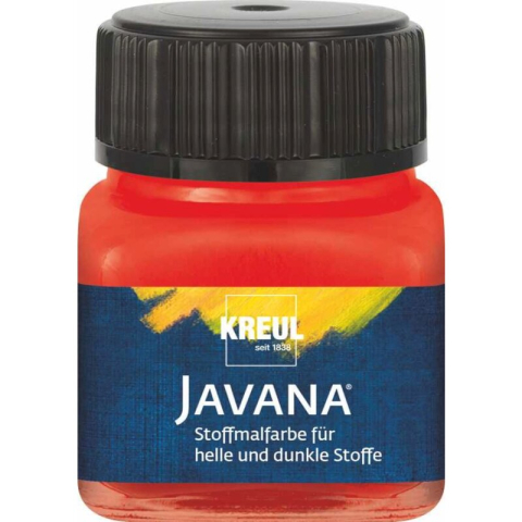 Culori acrilice - Vopsea textila KREUL Javana Rosie 20 ml