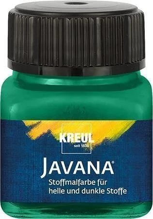 Culori acrilice - Vopsea pentru textile deschise si inchise Javana verde inchis 20 ml