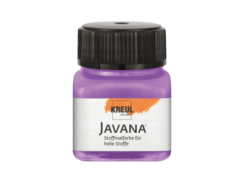 Artă și creativitate - Vopsea pentru textile deschise la culoare Javana Kreul 20 ml liliac