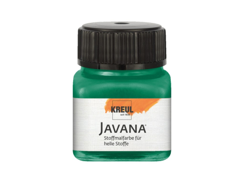 Artă și creativitate - Vopsea pentru textile deschise la culoare Javana Kreul 20 ml dark green