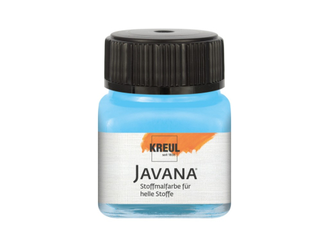 Artă și creativitate - Vopsea pentru textile deschise la culoare Javana Kreul 20 ml light blue