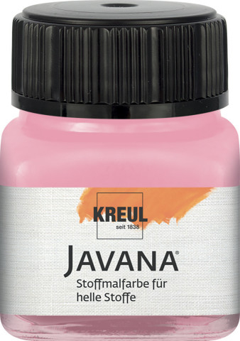 Culori acrilice - Vopsea pentru textile deschise Javana roz 20 ml