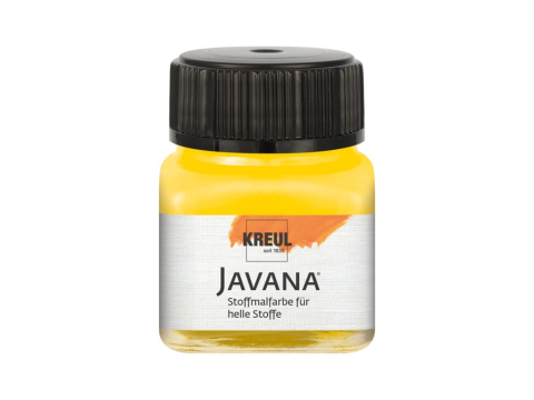 Artă și creativitate - Vopsea pentru textile deschise la culoare Javana Kreul 20 ml golden yellow
