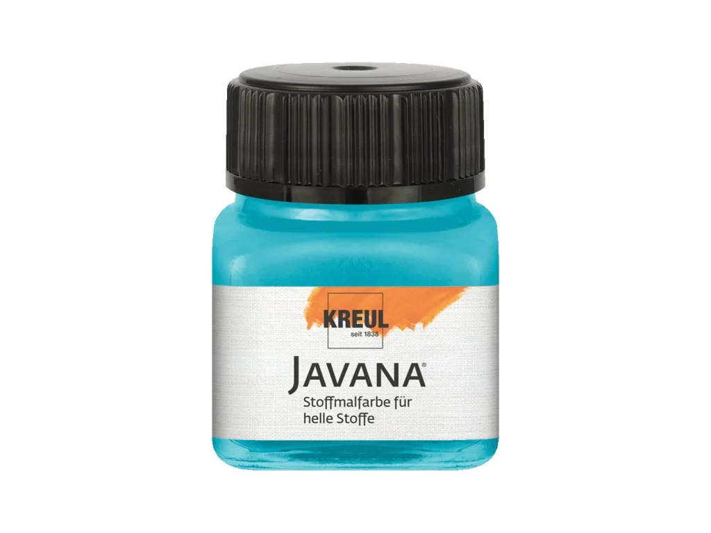 Culori acrilice - Vopsea pentru textile deschise Javana albastru turcoaz 20 ml