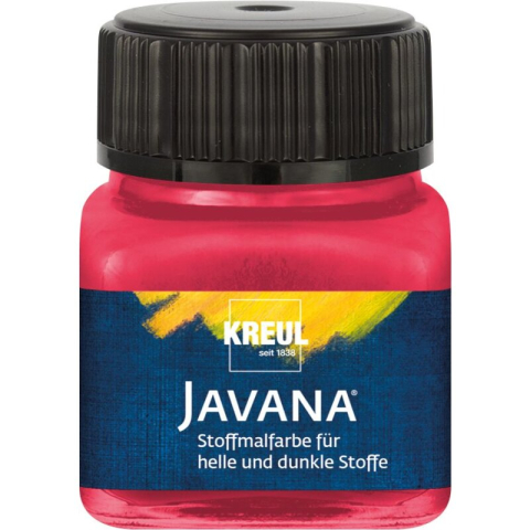 Culori acrilice - Vopsea textila KREUL Javana cires 20 ml