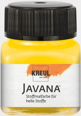 Culori acrilice - Vopsea pentru textile deschise Javana galben 20 ml