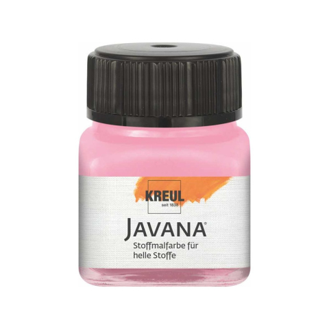 Culori acrilice - Vopsea textila KREUL Javana  Rose 20 ml